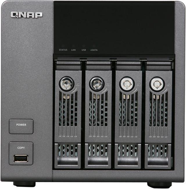 QNAP TS-410-US All-in-one NAS Server with iSCSI for SOHO and Home ...