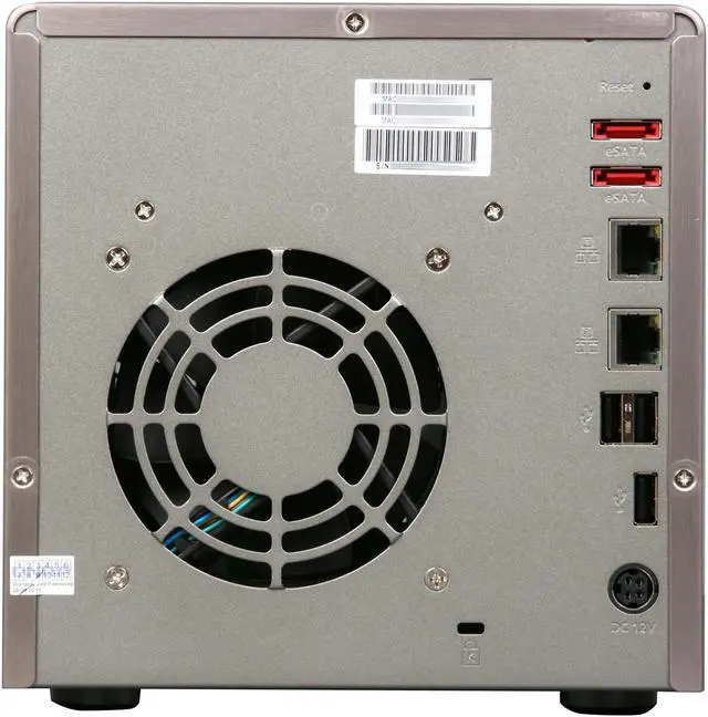 Alt view image 4 of 5 - QNAP TS-410-US Diskless System All-in-one NAS Server with iSCSI for SOHO and Home Users