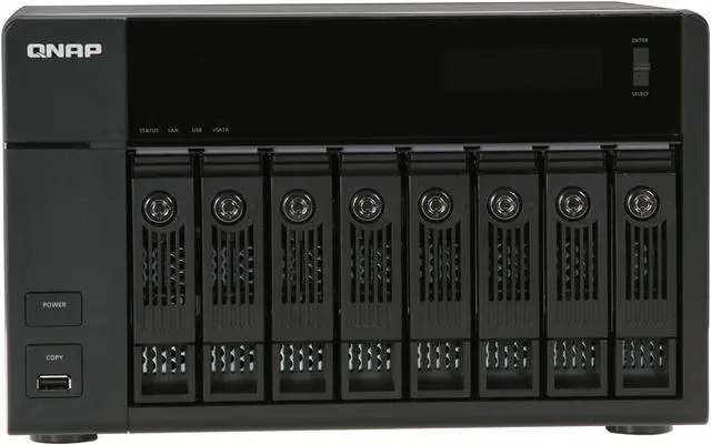 QNAP TS-859 PRO+ Serveur NAS 2x1.8GHz 8 X BAY 1GB RAM EUR 634,29 - FR