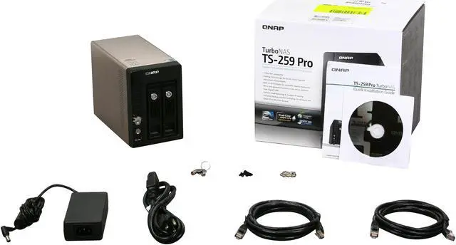Alt view image 5 of 5 - QNAP TS-259-PRO-US Diskless System Superior Performance NAS with iSCSI for Business