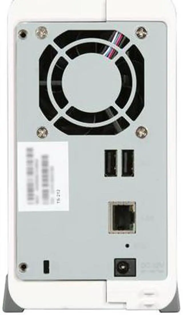 Alt view image 4 of 5 - QNAP TS-212-US Diskless System All-in-one NAS Server with iSCSI for SOHO and Home Users
