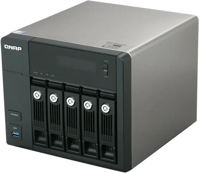 Alt view image 2 of 7 - QNAP TS-559-PROII-US Turbo NAS