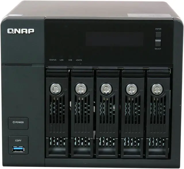 Alt view image 3 of 7 - QNAP TS-559-PROII-US Turbo NAS