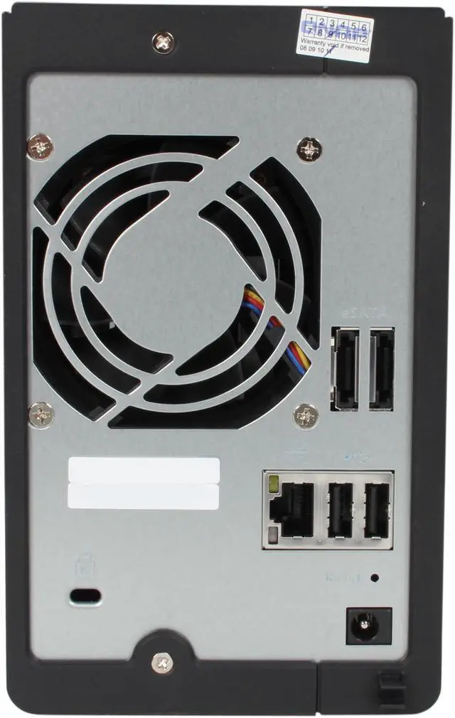 Alt view image 4 of 5 - QNAP TS-219PII-US Diskless System All-in-one NAS for Home & SOHO Cloud-ready with Superior Performance