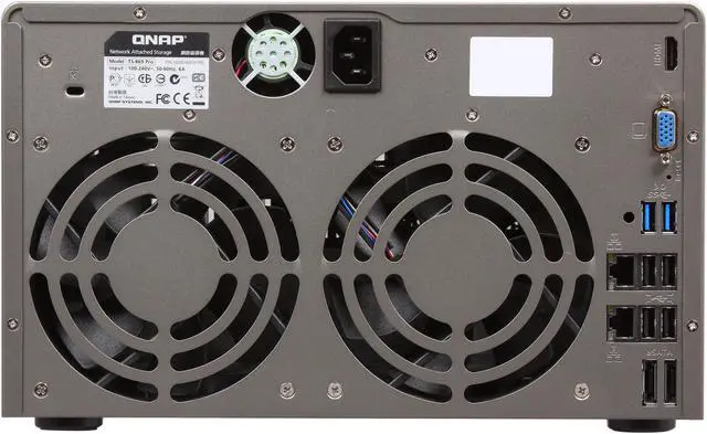 Alt view image 4 of 6 - QNAP TS-869-PRO-US Diskless System 8-Bay, All-in-One NAS