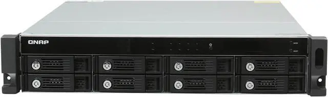 Alt view image 2 of 7 - QNAP TS-869U-RP-US Diskless System High-performance 8-bay NAS Server for SMBs