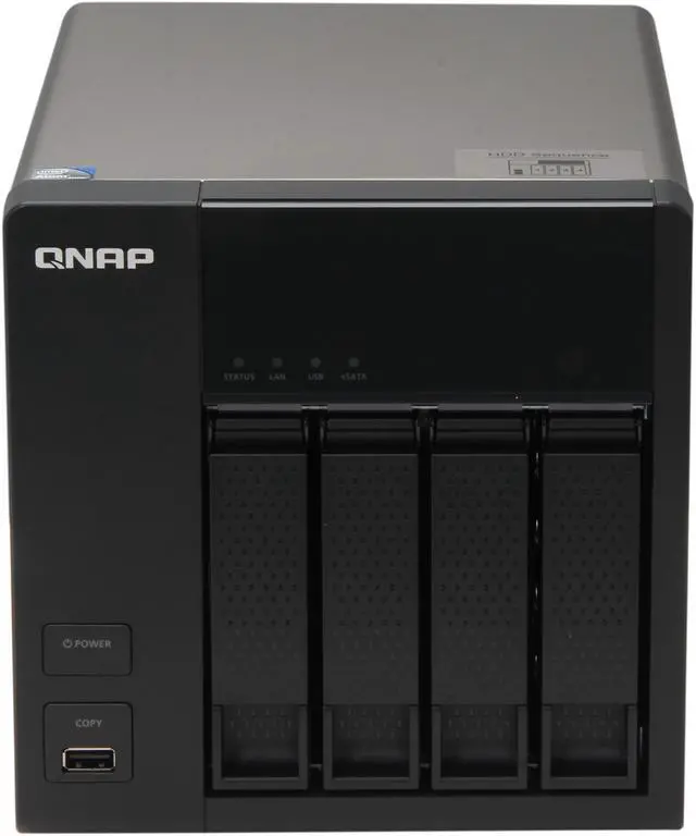 Alt view image 2 of 6 - QNAP TS-469L-US Diskless System High-performance 4-bay NAS Server for SMBs