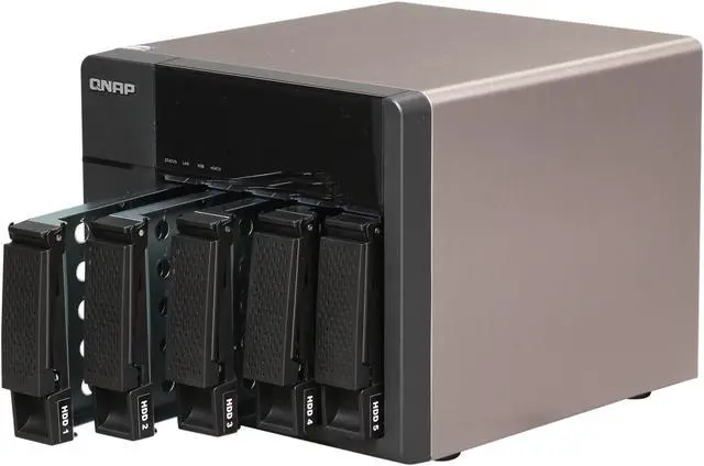 Alt view image 5 of 6 - QNAP TS-569L-US Diskless System High-performance 5-bay NAS Server for SMBs
