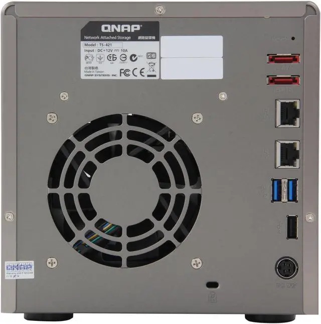 Alt view image 4 of 6 - QNAP TS-421 Diskless System Network Storage