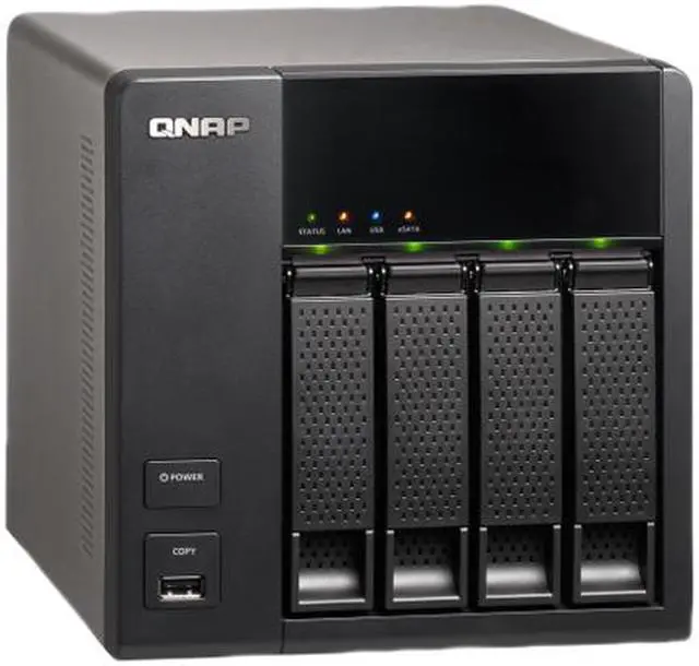 Alt view image 4 of 13 - QNAP TS-420 Diskless System Network Storage