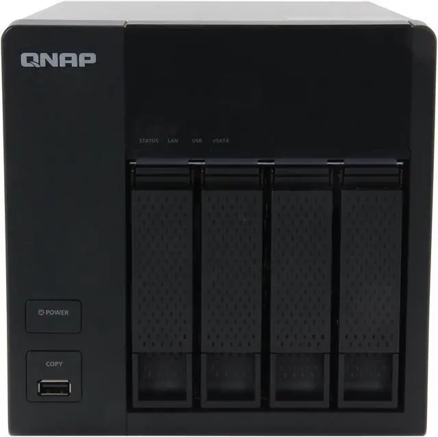 Alt view image 9 of 13 - QNAP TS-420 Diskless System Network Storage
