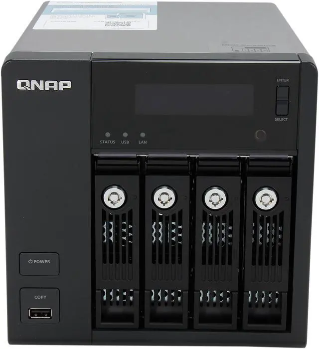 Alt view image 2 of 5 - QNAP TS-470 Diskless System 4-bay High Performance NAS for SMB