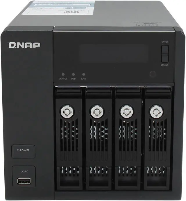 Alt view image 2 of 6 - QNAP TS-470 Pro Diskless System 4-bay Home & SOHO NAS For Personal Cloud And Multimedia Experience