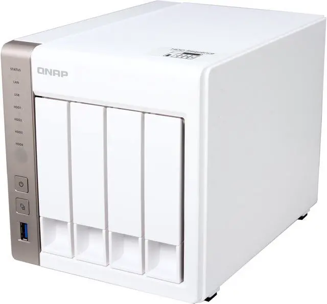 Main image of QNAP TS-451-US 4-Bay Personal Cloud NAS with HDMI output, DLNA, AirPlay and PLEX Support,Intel 2.41GHz Dual Core CPU with Media Transcoding