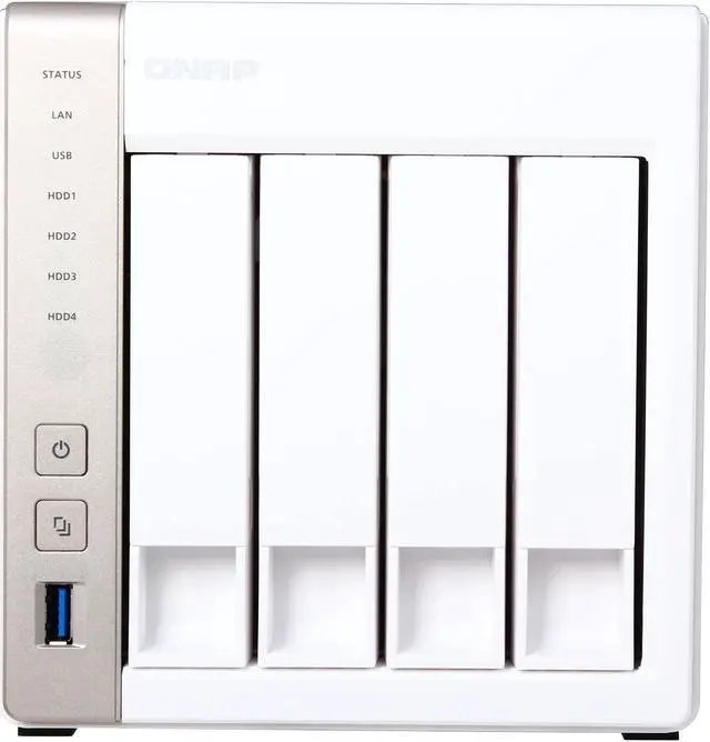 Alt view image 3 of 7 - QNAP TS-451-US 4-Bay Personal Cloud NAS with HDMI output, DLNA, AirPlay and PLEX Support,Intel 2.41GHz Dual Core CPU with Media Transcoding