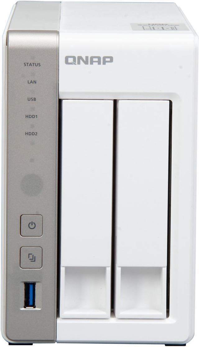 Alt view image 3 of 6 - QNAP TS-251 2-Bay Personal Cloud NAS, Intel 2.41GHz Dual Core CPU with Media Transcoding (TS-251-US)