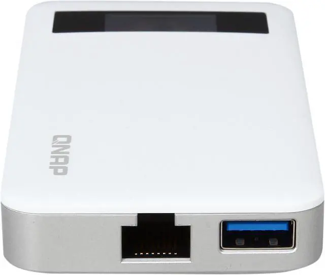Alt view image 6 of 7 - QNAP QG-103N 32GB SSD QGenie 7-in-1 Mobile NAS, Personal Cloud, 3000mAh Power Bank, 802.11b/g/n WiFi AP, USB SSD