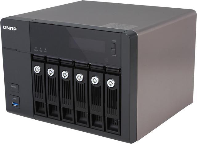 QNAP TS-653 Pro 6-Bay Pro-Grade NAS with Intel 2.0GHz Quad Core CPU and  Media Transcoding, Virtual Station - Newegg.com