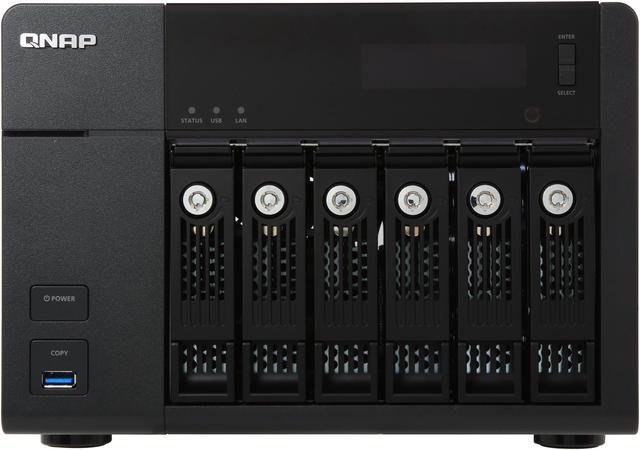 Alt view image 3 of 7 - QNAP TS-653 Pro 6-Bay Pro-Grade NAS with Intel 2.0GHz Quad Core CPU and Media Transcoding, Virtual Station