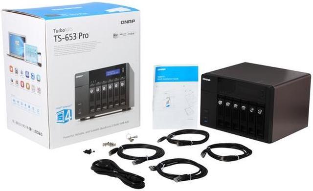 Alt view image 8 of 7 - QNAP TS-653 Pro 6-Bay Pro-Grade NAS with Intel 2.0GHz Quad Core CPU and Media Transcoding, Virtual Station