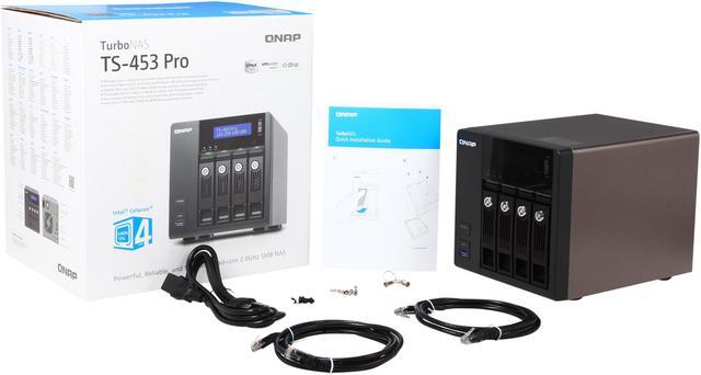 Alt view image 8 of 7 - QNAP TS-453 Pro 4-Bay Pro-Grade NAS with Intel 2.0GHz Quad Core CPU and Media Transcoding, Virtual Station