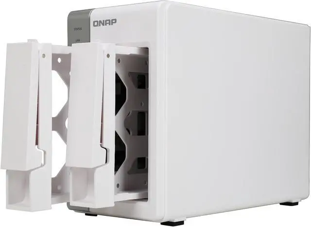 Alt view image 7 of 7 - QNAP TS-231 2-Bay Personal Cloud NAS Diskless System with DLNA, PLEX Support
