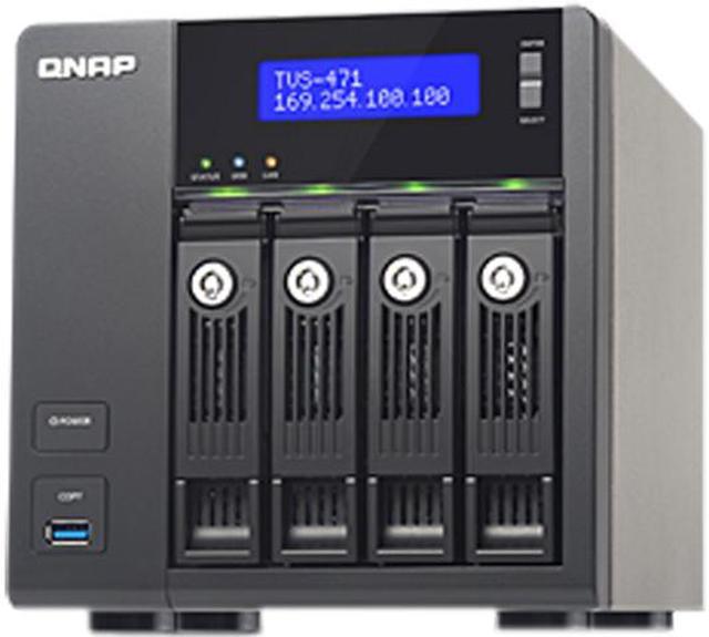 QNAP TVS-471-i3-4G-US High-performance Turbo vNAS with 4K video