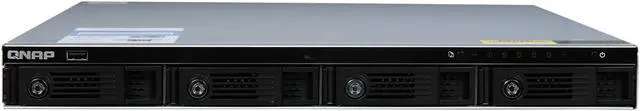 Alt view image 2 of 7 - QNAP TS-431U 4-bay 1U iSCSI NAS, Hot-swappable Affordable Rack-Optimized NAS