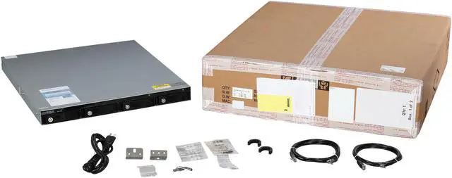 Alt view image 7 of 7 - QNAP TS-431U 4-bay 1U iSCSI NAS, Hot-swappable Affordable Rack-Optimized NAS