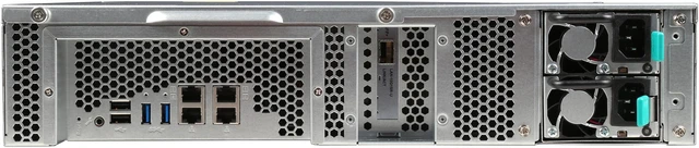 Alt view image 4 of 8 - QNAP TS-1263U-RP-4G-US High performance quad-core 10GbE NAS with redundant power supplies, 4GB RAM