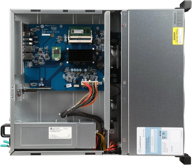 Alt view image 6 of 8 - QNAP TS-1263U-RP-4G-US High performance quad-core 10GbE NAS with redundant power supplies, 4GB RAM