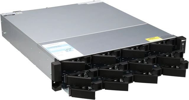 Alt view image 7 of 8 - QNAP TS-1263U-RP-4G-US High performance quad-core 10GbE NAS with redundant power supplies, 4GB RAM