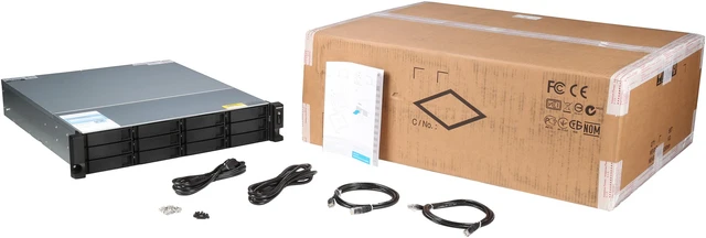Alt view image 8 of 8 - QNAP TS-1263U-RP-4G-US High performance quad-core 10GbE NAS with redundant power supplies, 4GB RAM