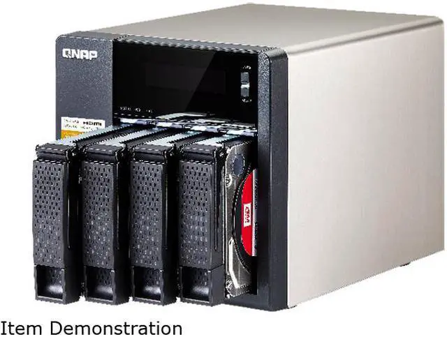 Alt view image 6 of 8 - QNAP TS-453A-8G-US (8GB RAM version) 4-Bay Professional-grade NAS. Intel Braswell Quad-core 1.6 GHz CPU with Media Transcoding Support 4K Playback