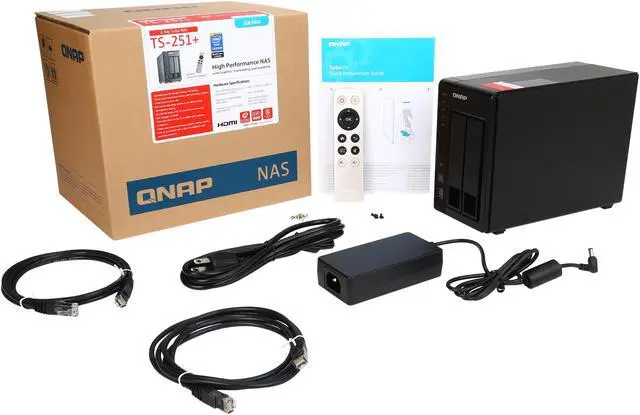 Alt view image 9 of 9 - QNAP TS-251+-2G-13R-US 3TB (1 x 3TB) 2-Bay Personal Cloud NAS,Intel 2.0 GHz Quad-Core CPU with Media Transcoding