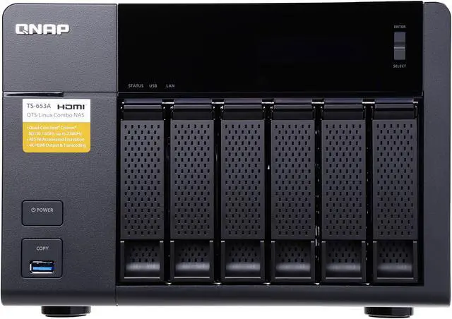 QNAP TS-653A-8G-64R-US Network Storage - Newegg.com