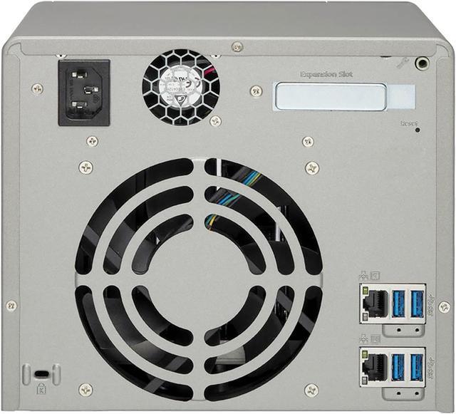 Alt view image 4 of 5 - QNAP TS-563-2G 5-Bay AMD 64bit x86-based NAS, Quad Core 2.0GHz, 2GB RAM, 2 x 1GbE, 10G-ready