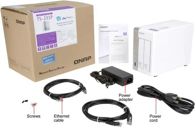 Alt view image 7 of 7 - QNAP TS-231P-US 2-bay Personal Cloud NAS with DLNA, Mobile Apps and AirPlay Support. ARM Cortex A15 1.7 GHz Dual Core, 1GB RAM