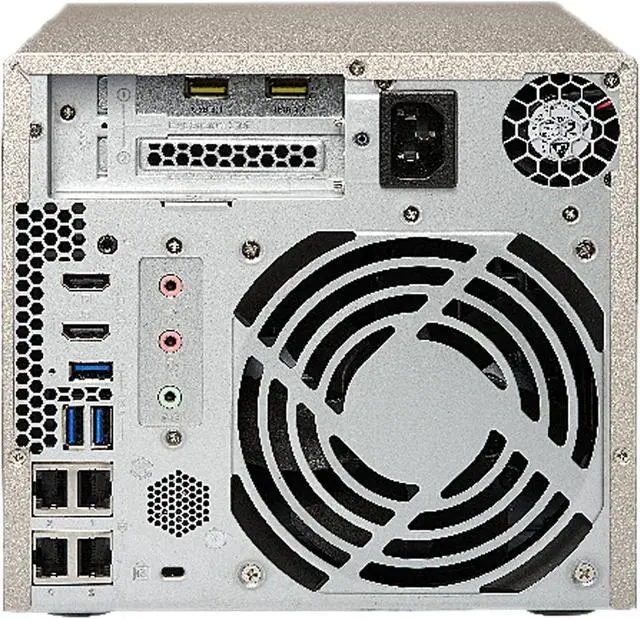 Alt view image 4 of 4 - QNAP TVS-473-64G-US 4-bay NAS / iSCSI IP-SAN, AMD R Series Quad-core 2.1 GHz, 64GB RAM, 10G-ready