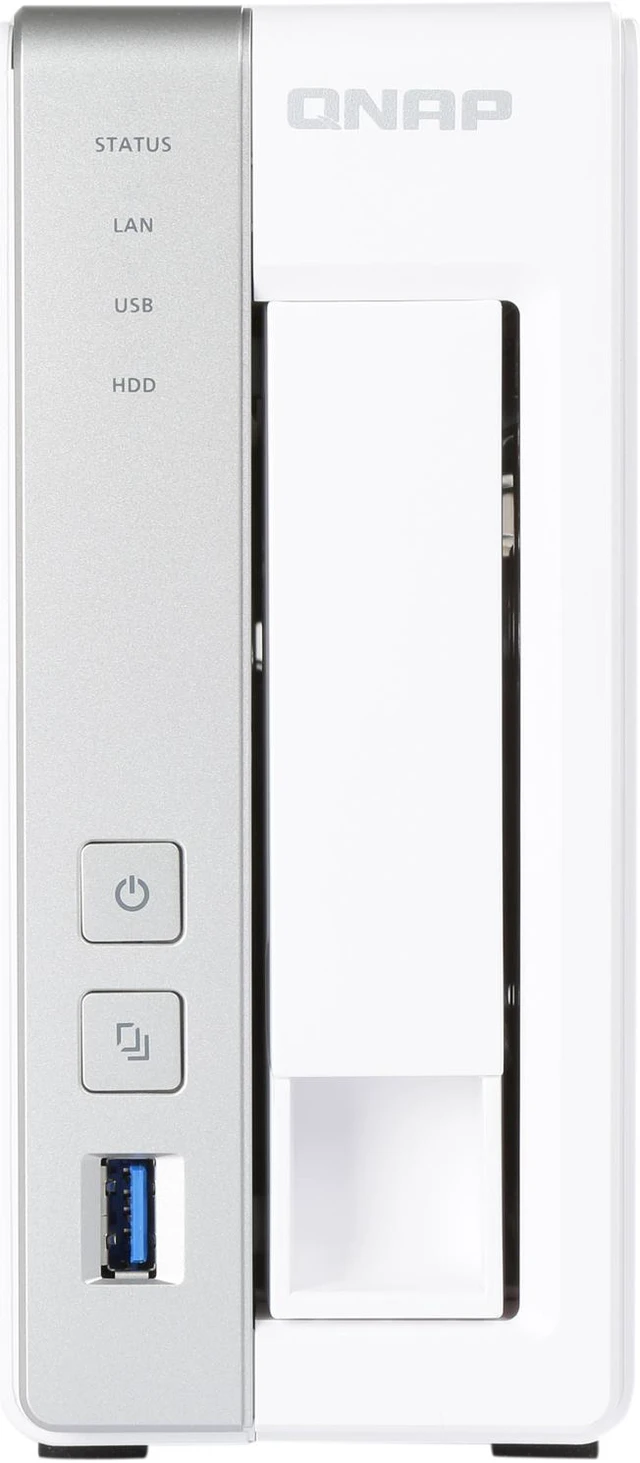Alt view image 3 of 8 - QNAP TS-131P 1-bay Personal Cloud NAS with DLNA, Mobile Apps and AirPlay Support. ARM Cortex A15 1.7 GHz Dual Core, Chromecast Support