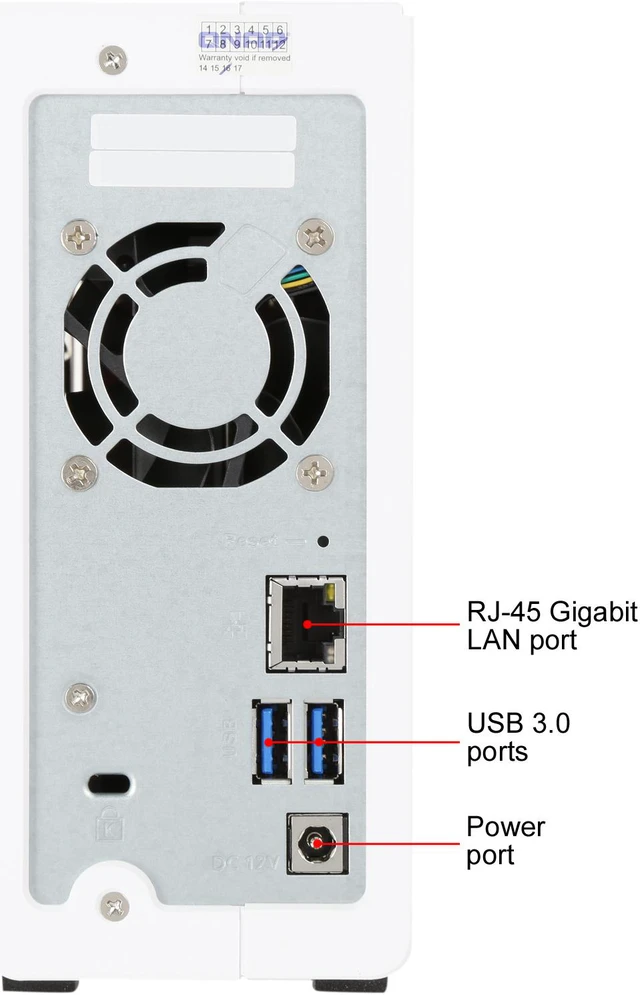 Alt view image 5 of 8 - QNAP TS-131P 1-bay Personal Cloud NAS with DLNA, Mobile Apps and AirPlay Support. ARM Cortex A15 1.7 GHz Dual Core, Chromecast Support