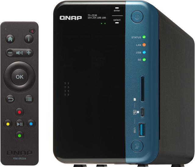 QNAP TS-253B-4G QTS-Linux OS with Intel Quad-core CPU NAS with