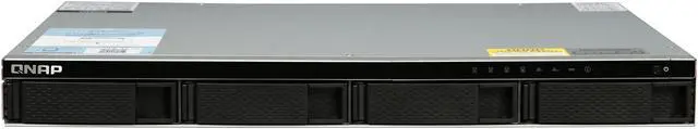 Alt view image 2 of 6 - QNAP TS-431XeU-2G-US 4-bay 1U Short-Depth Rackmount NAS with Built-in 10 GbE Network