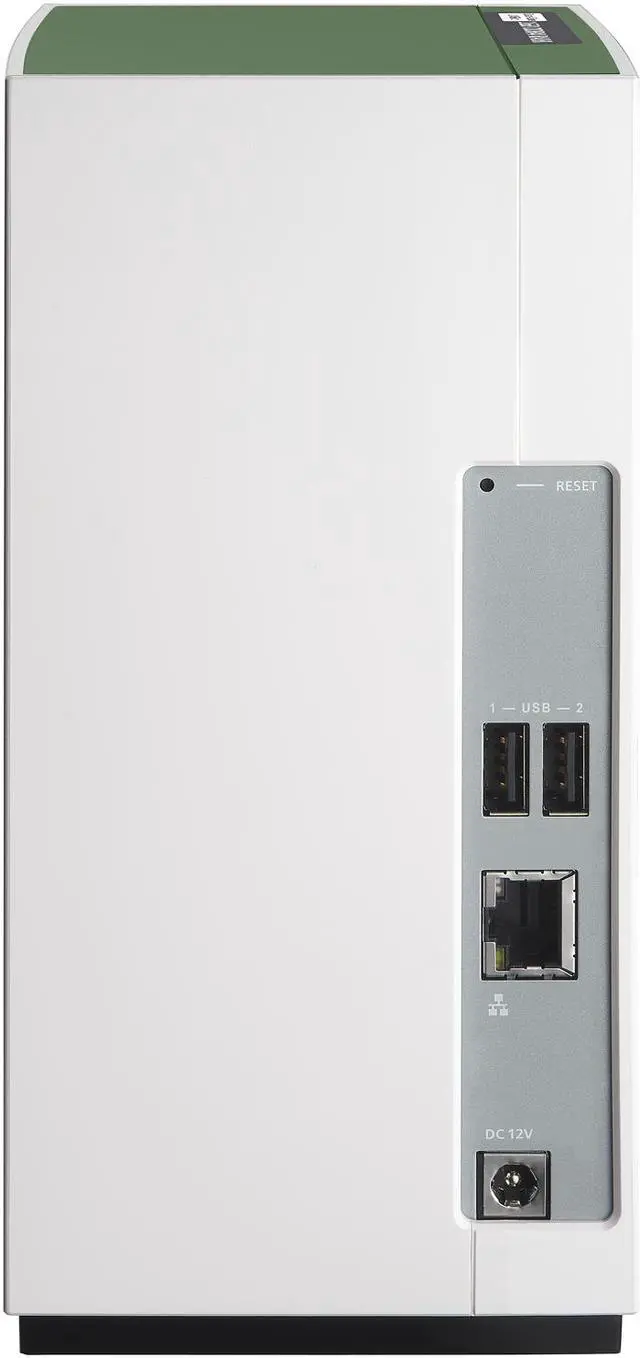 Alt view image 8 of 9 - Qnap 2-bay NAS, ARM Quad-core 1.4GHz, 1GB DDR4 RAM, 3.5" SATA HDDs, 1xUSB3.0, 2xUSB2.0, 1x GbE LAN (TS-228A-US)