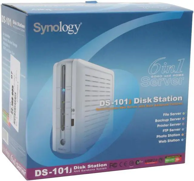 Alt view image 5 of 5 - Synology DS-101j Network Storage