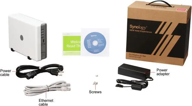 Alt view image 5 of 5 - Synology DS109j Economical 1-bay SATA NAS Server for Personal and Home use