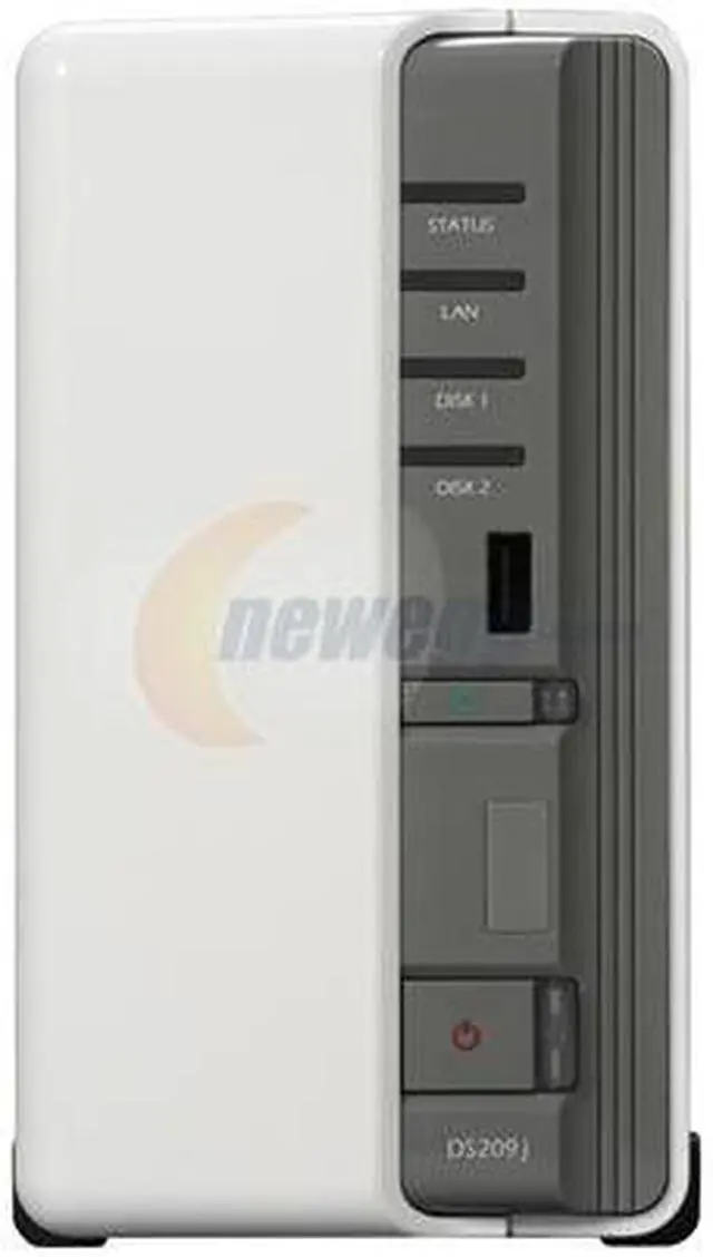 Alt view image 2 of 7 - Synology DS209j Economical 2-bay SATA NAS Server for Personal and Home Use