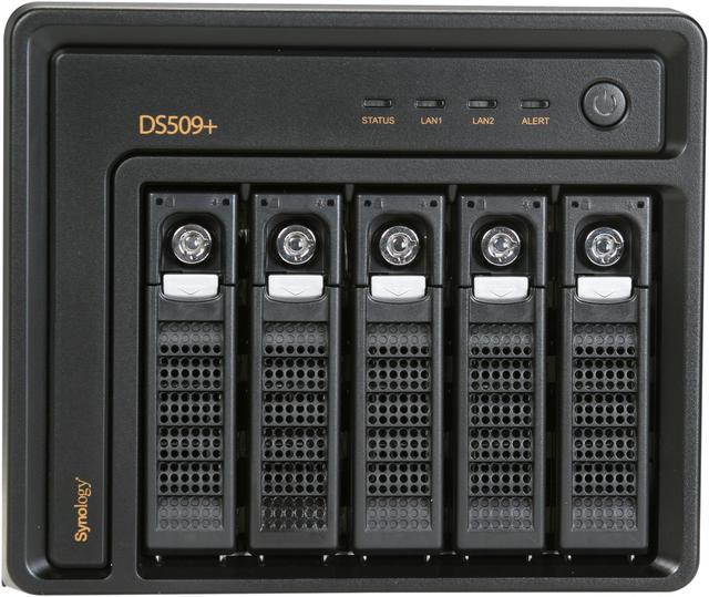 Synology DS509+ Scalable 5-bay SATA NAS Server for Corporate