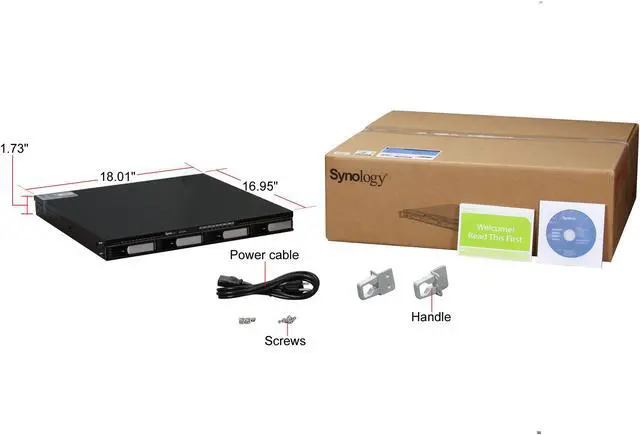 Alt view image 9 of 9 - Synology RS409+ Scalable 1U SATA NAS Server for Corporate Users