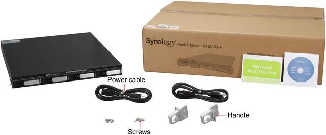 Alt view image 8 of 8 - Synology RS409RP+ Scalable 1U SATA NAS Server with Redundant Power for Corporate Users